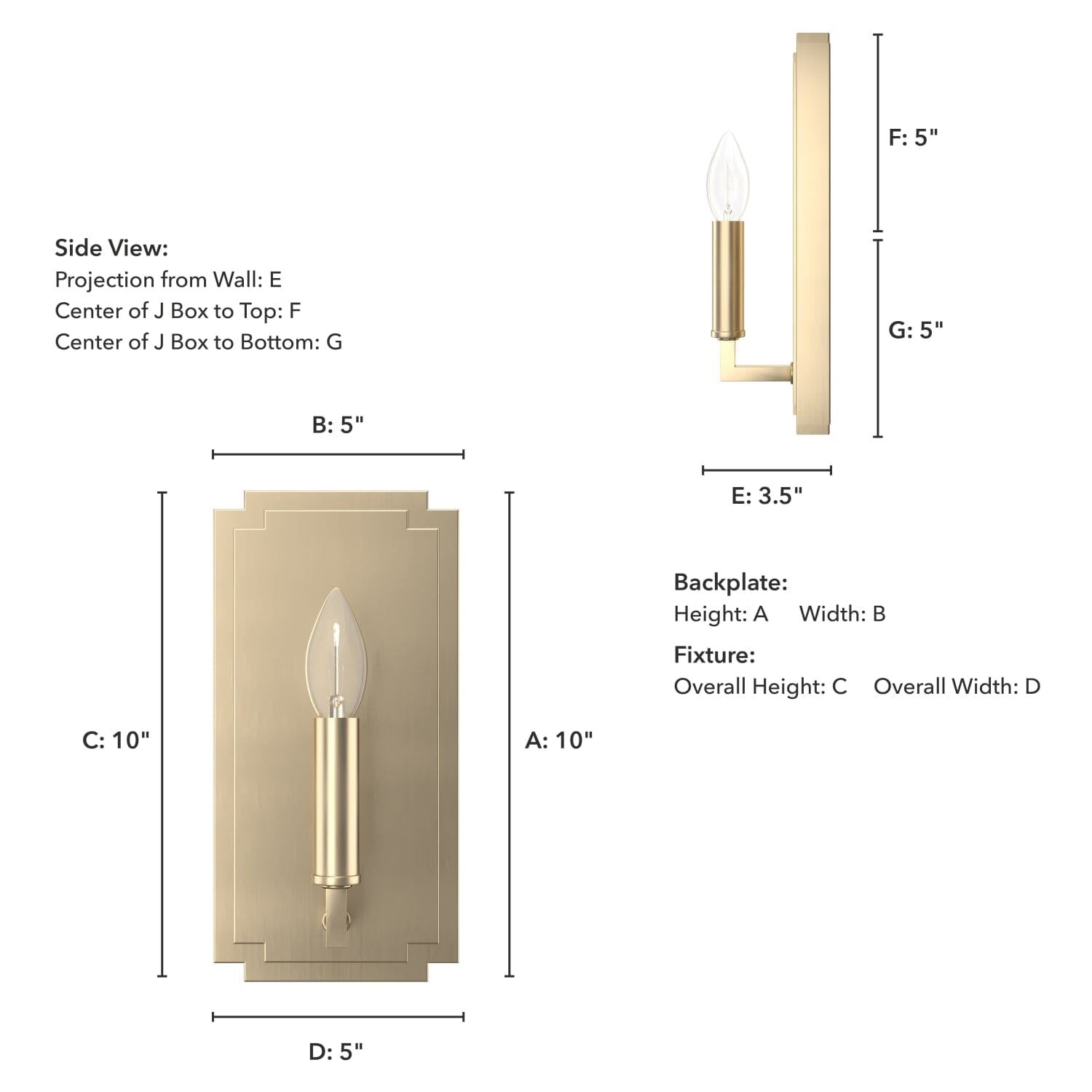 Zoanne 1 Light Wall Sconce - Image 4