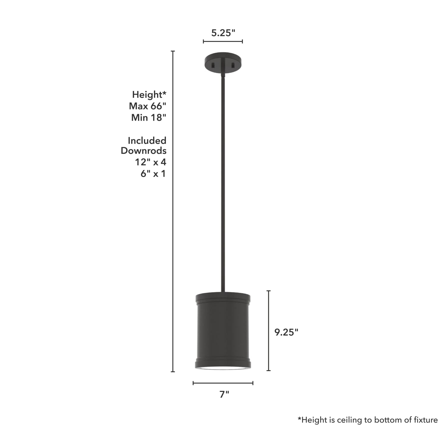Capshaw 1 Light Pendant - Image 4