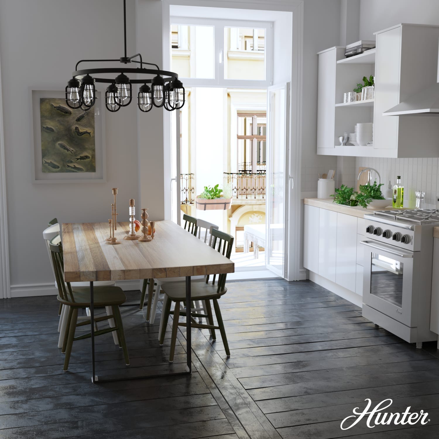 Starklake 9 Light Chandelier - Image 3