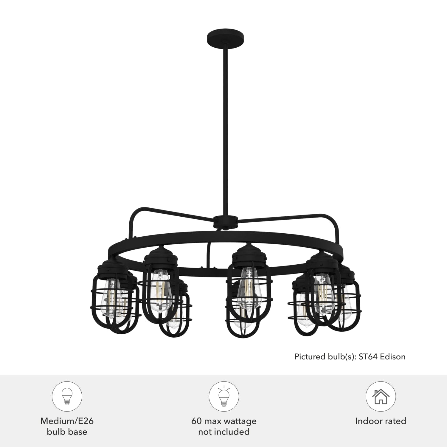 Starklake 9 Light Chandelier - Image 5