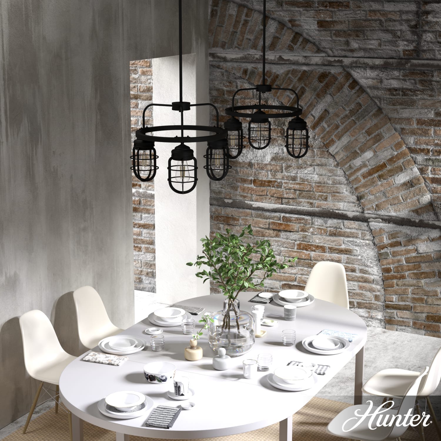 Starklake 3 Light Chandelier - Image 4