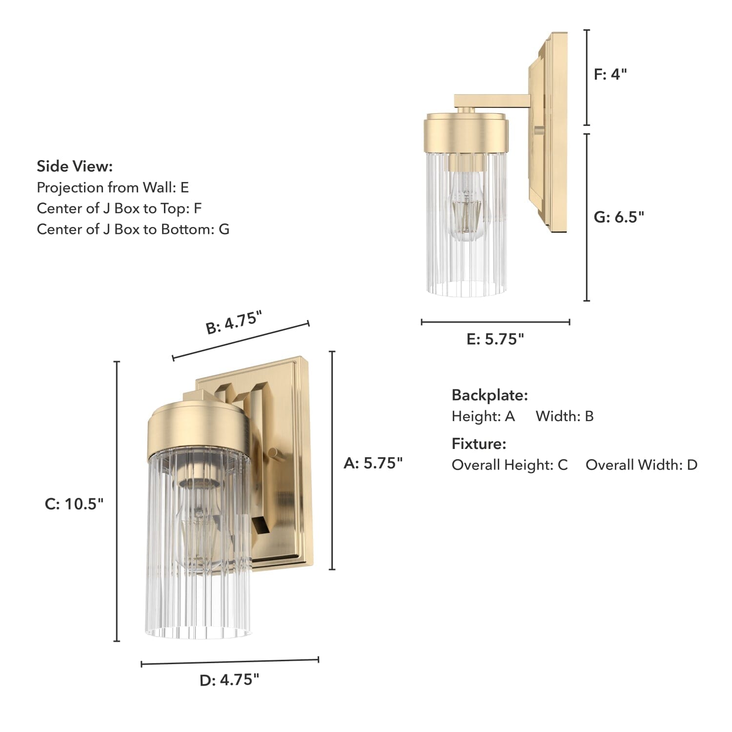 Gatz 1 Light Wall Sconce - Image 3
