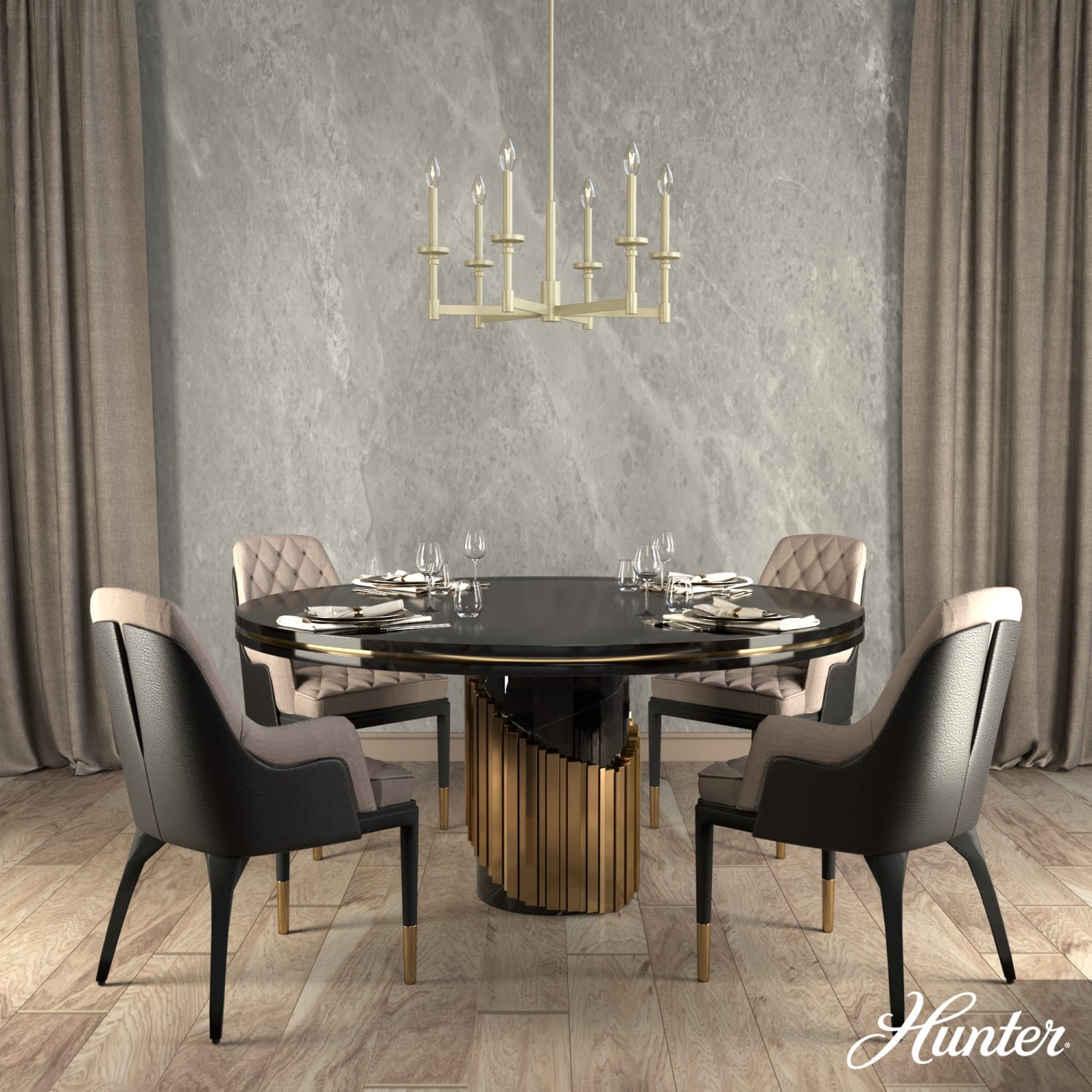 Briargrove Chandelier Single Tier - Image 2