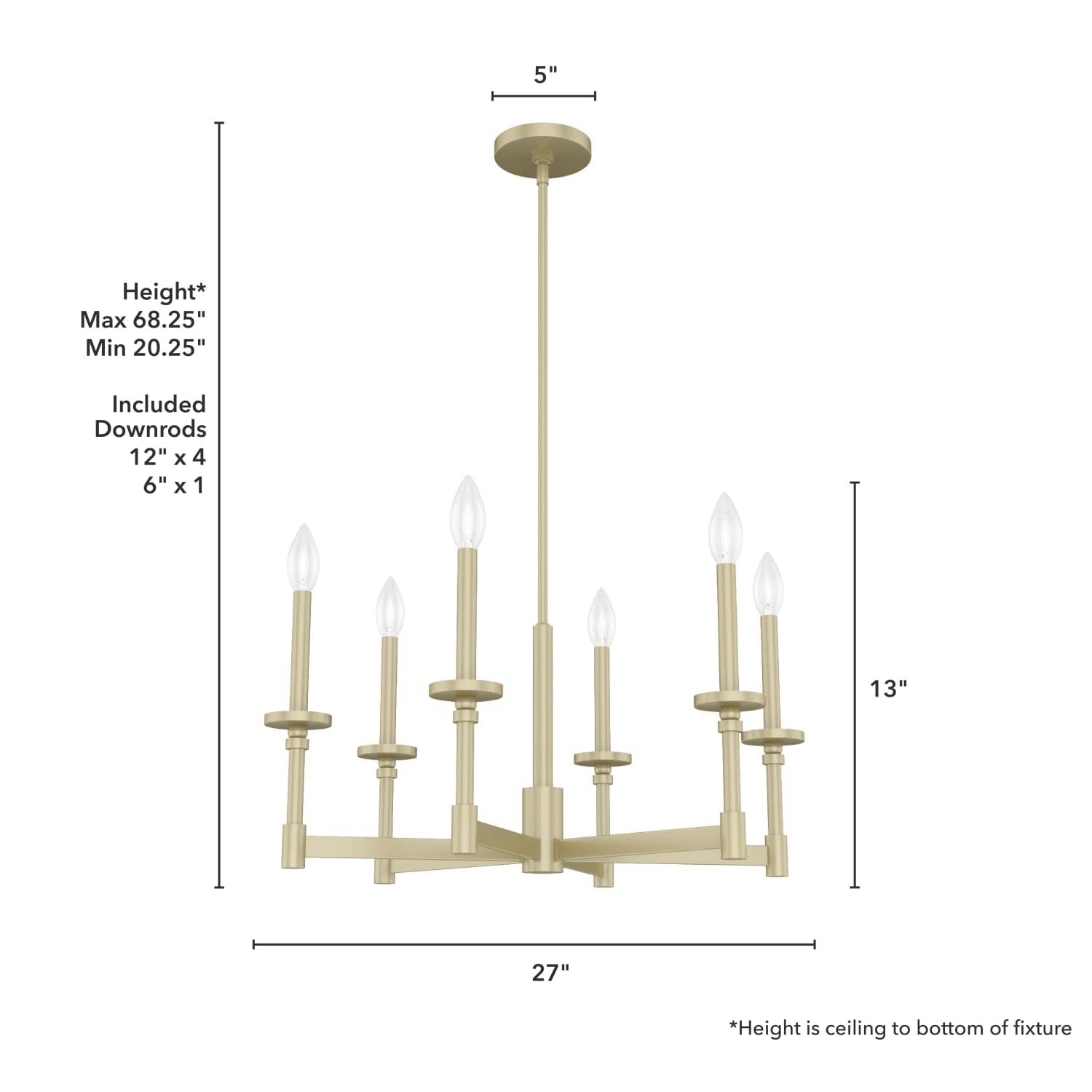 Briargrove Chandelier Single Tier - Image 4