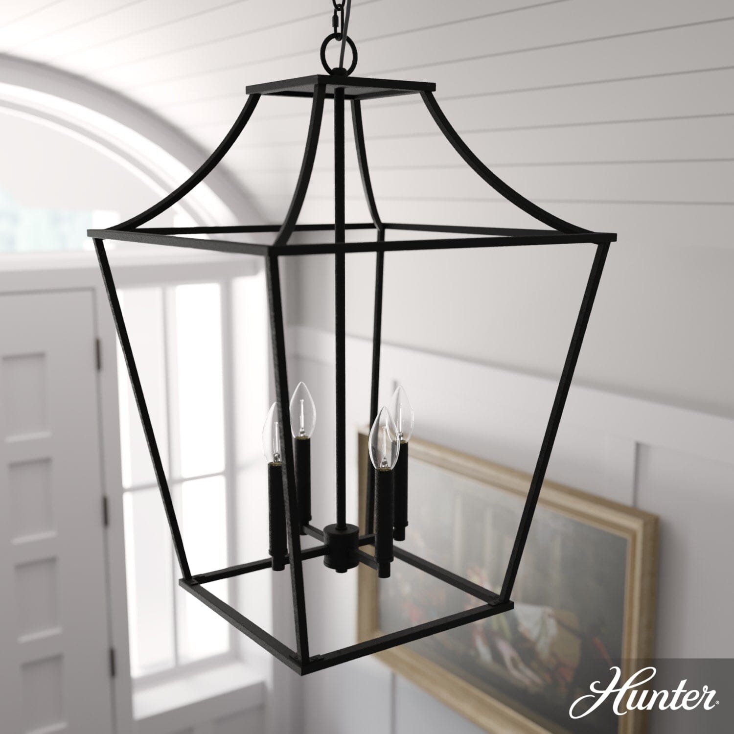 Laurel Ridge 4 Light Lantern Pendant 18 inch - Image 2