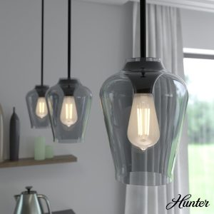 Vidria Smoked Glass 1 Light 7.25 Inch Mini Pendant