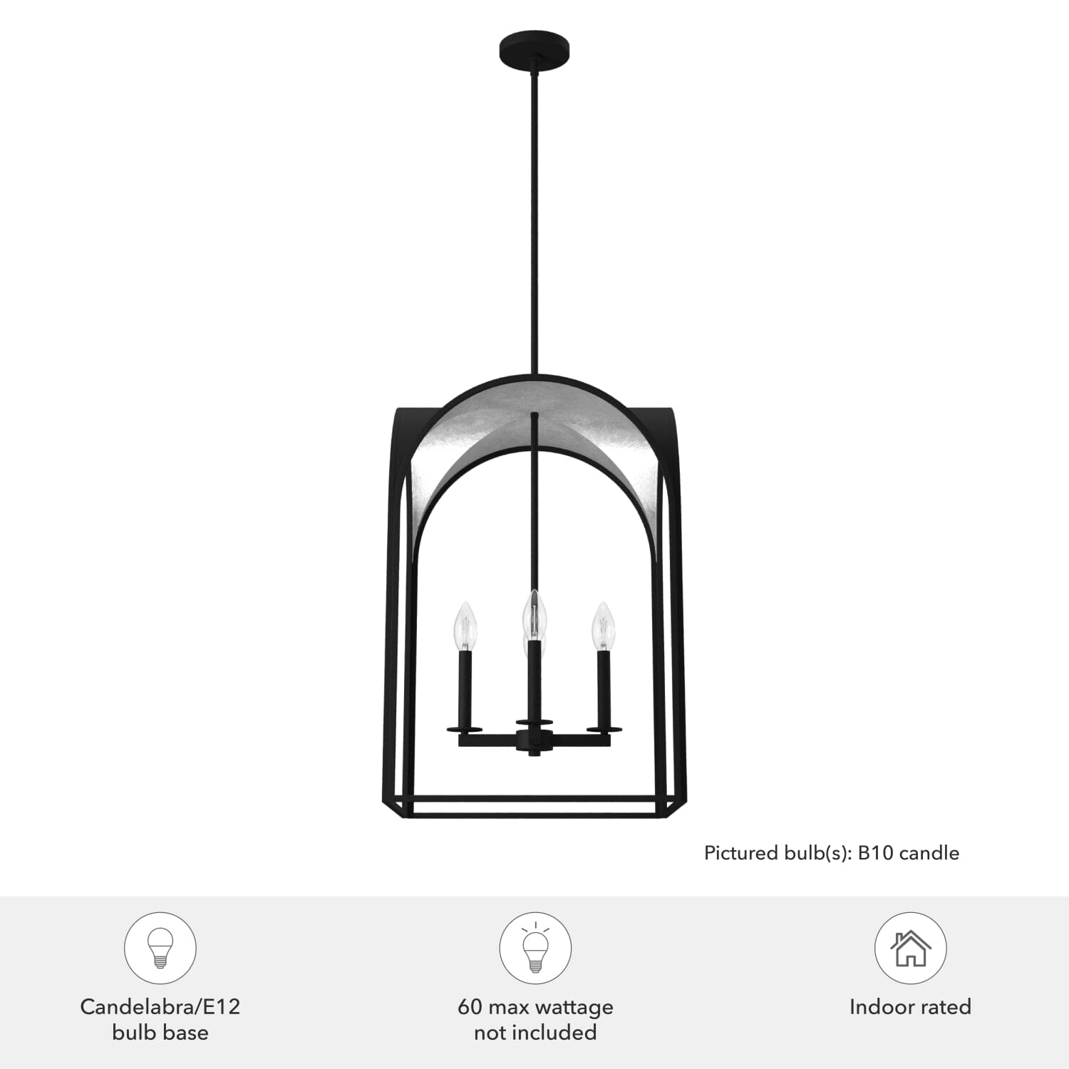 Dukestown Pendant 4 Light 18 inch - Image 5