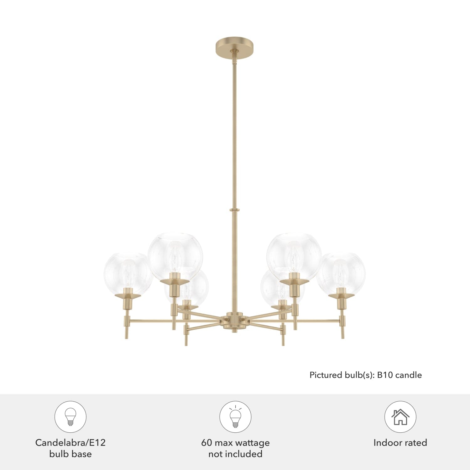 Xidane 6 Light Chandelier - Image 5