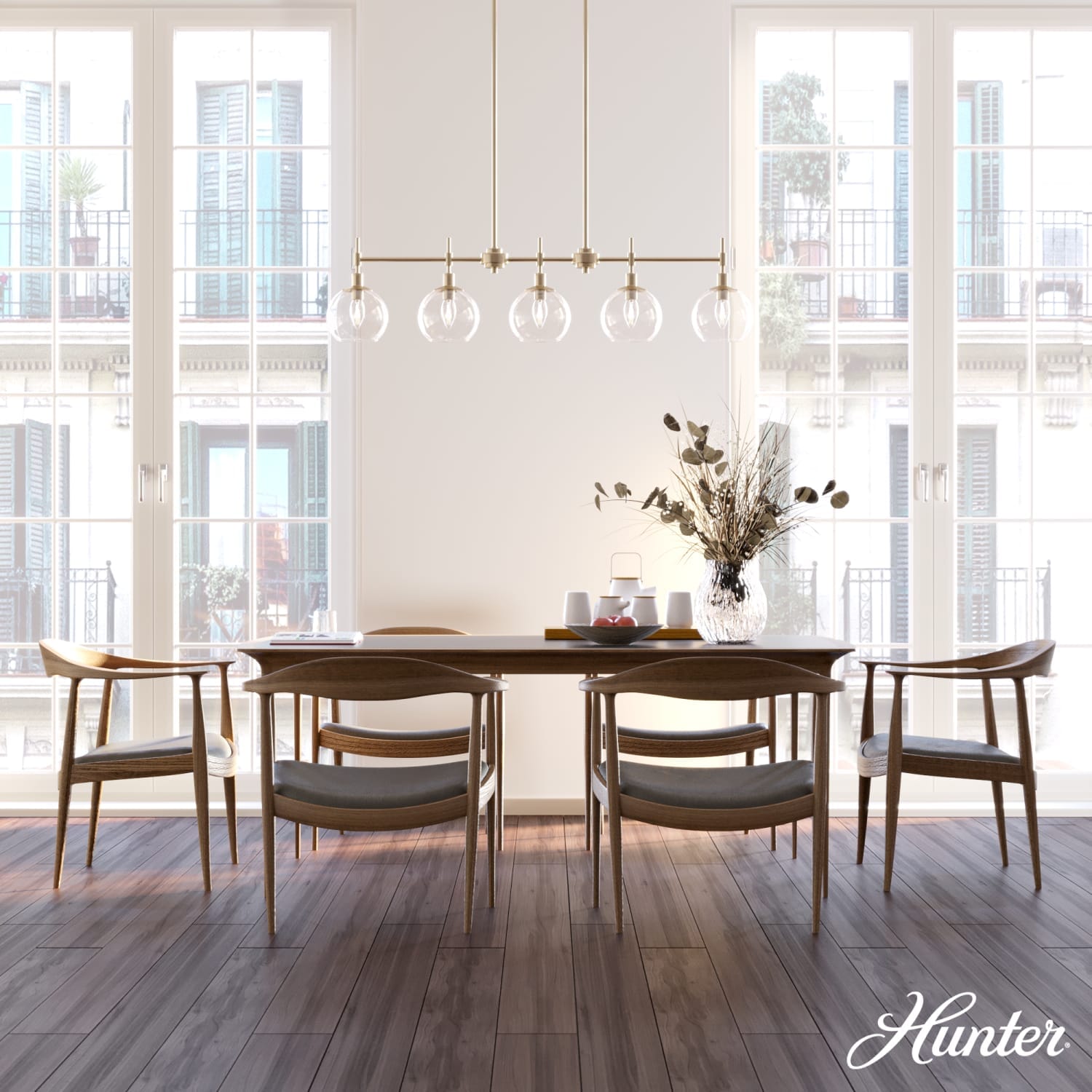 Xidane 5 Light Linear Chandelier - Image 6