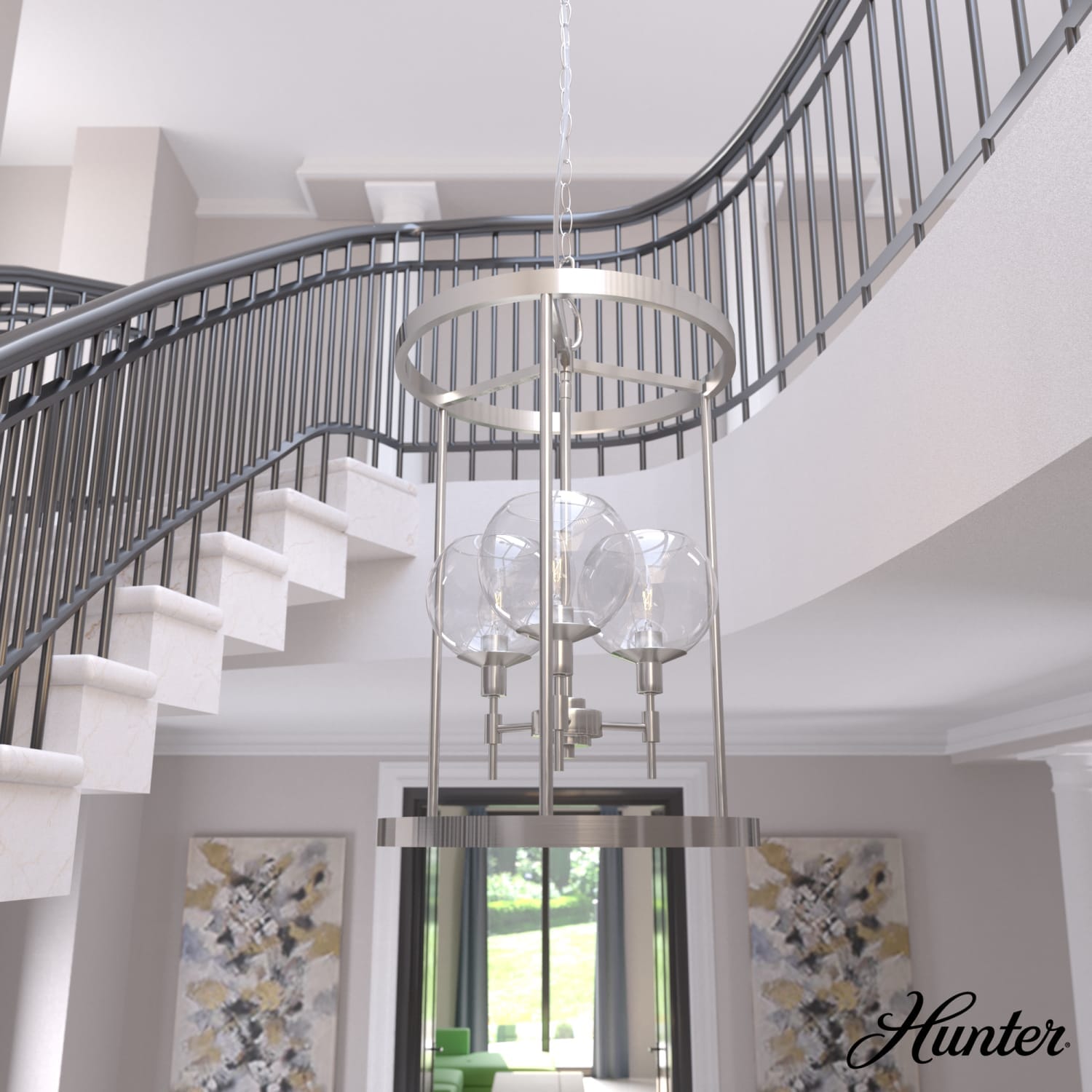 Xidane 3 Light 15 Inch Foyer Lantern