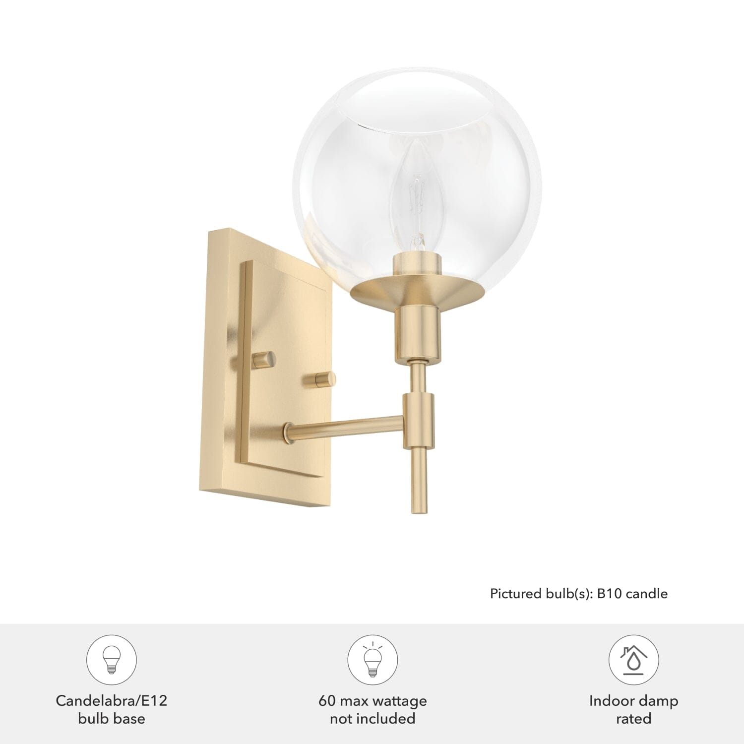 Xidane 1 Light Wall Sconce - Image 3