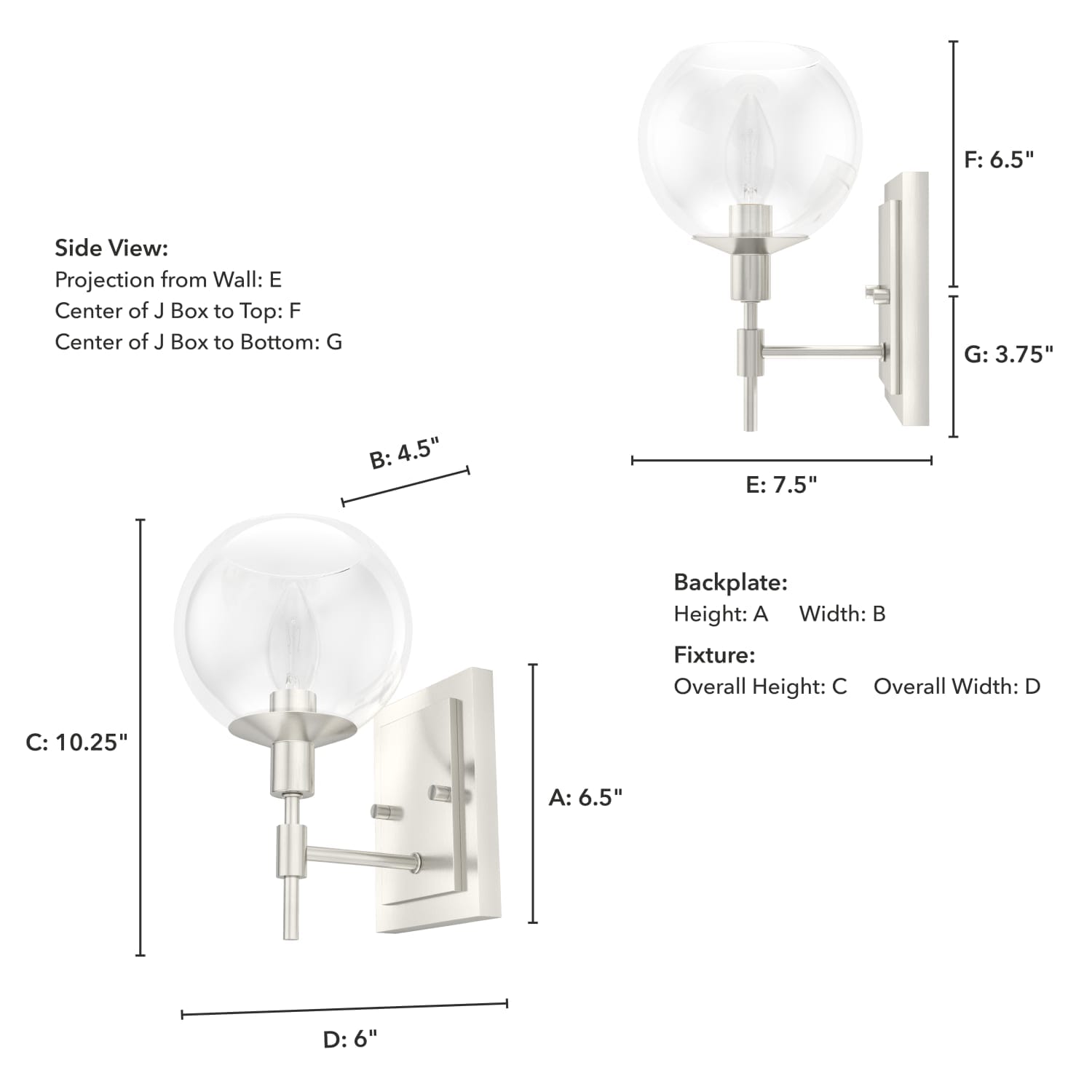 Xidane Wall Sconce 1 Light - Image 4