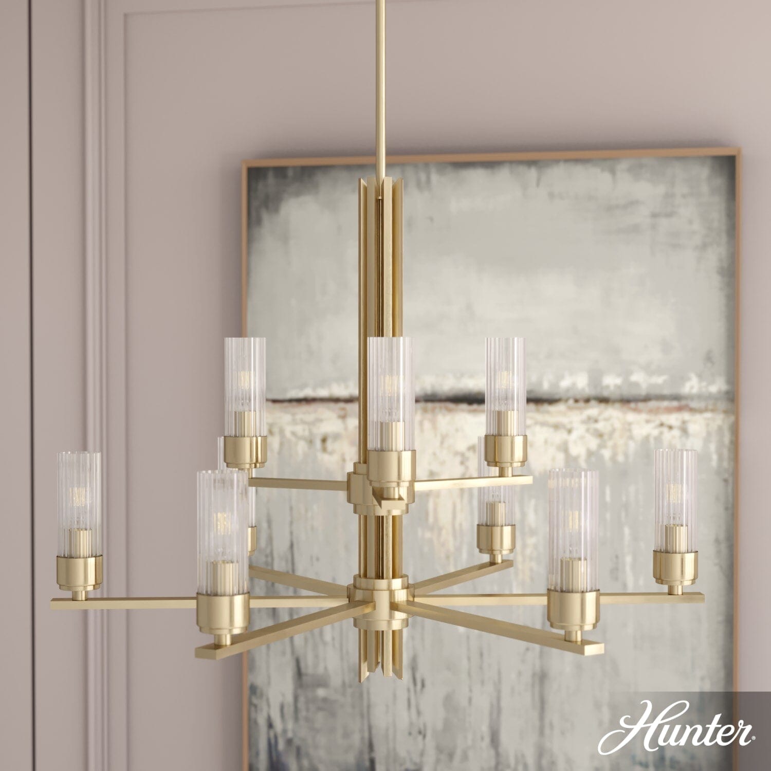 Gatz 9 Light 2-tier Chandelier