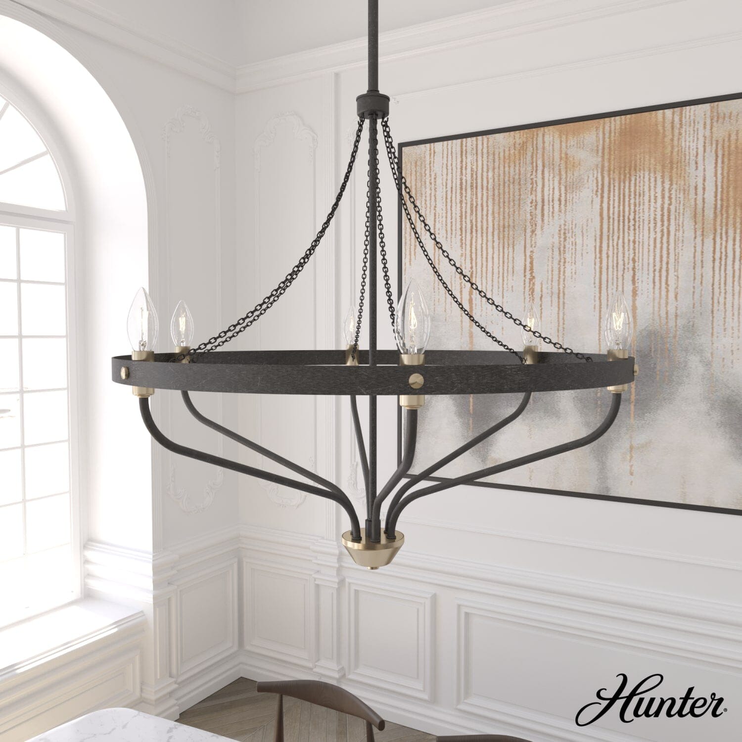 Merlin 6 Light Chandelier