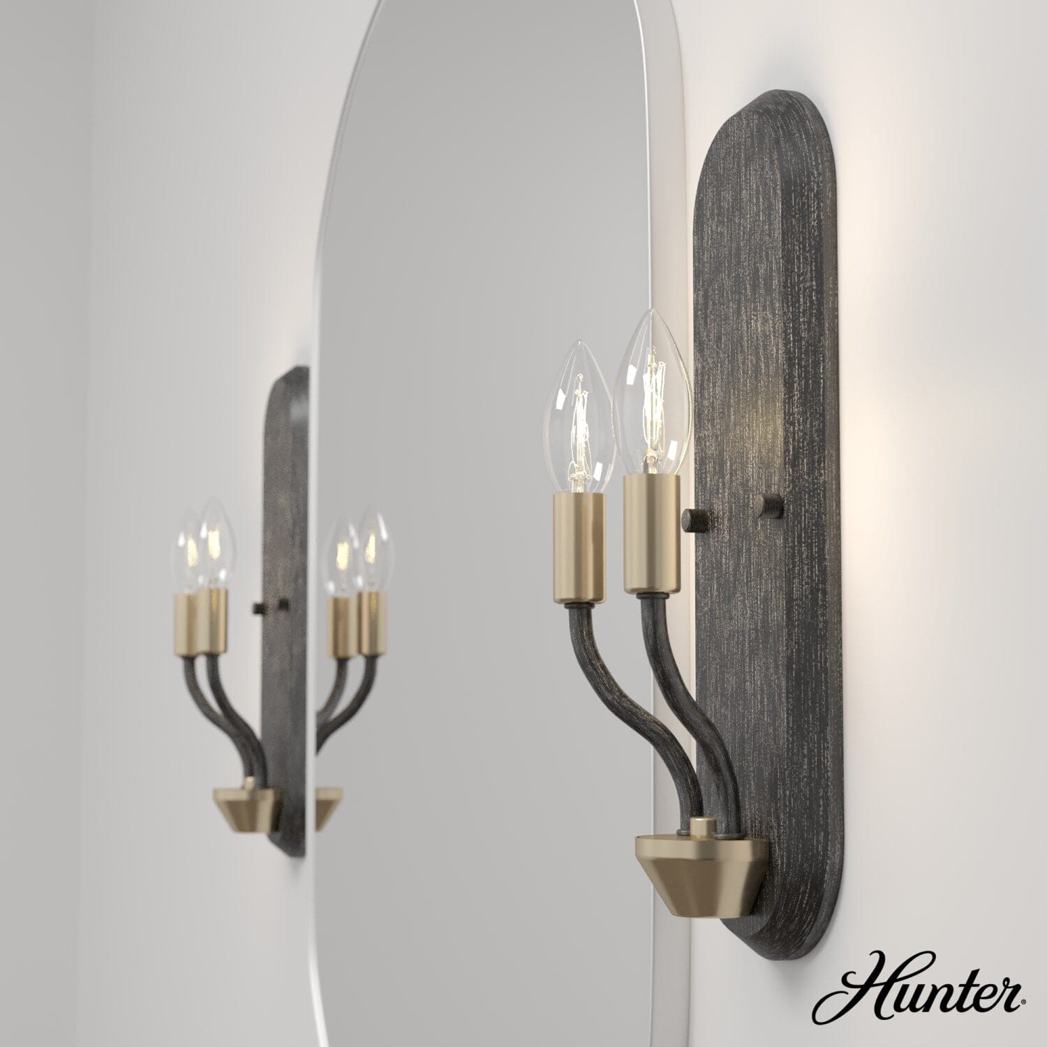 Merlin 2 Light Wall Sconce - Image 2