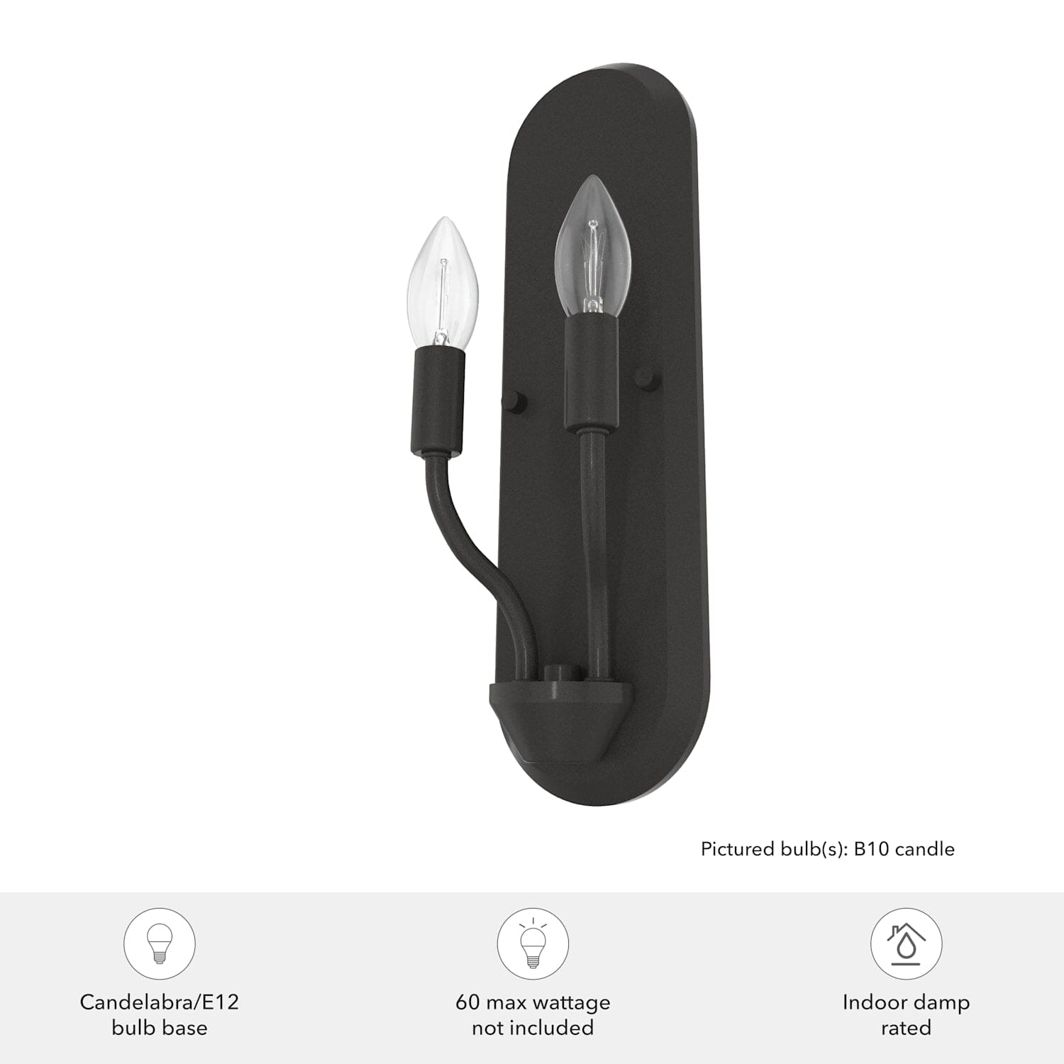 Merlin 2 Light Wall Sconce - Image 3