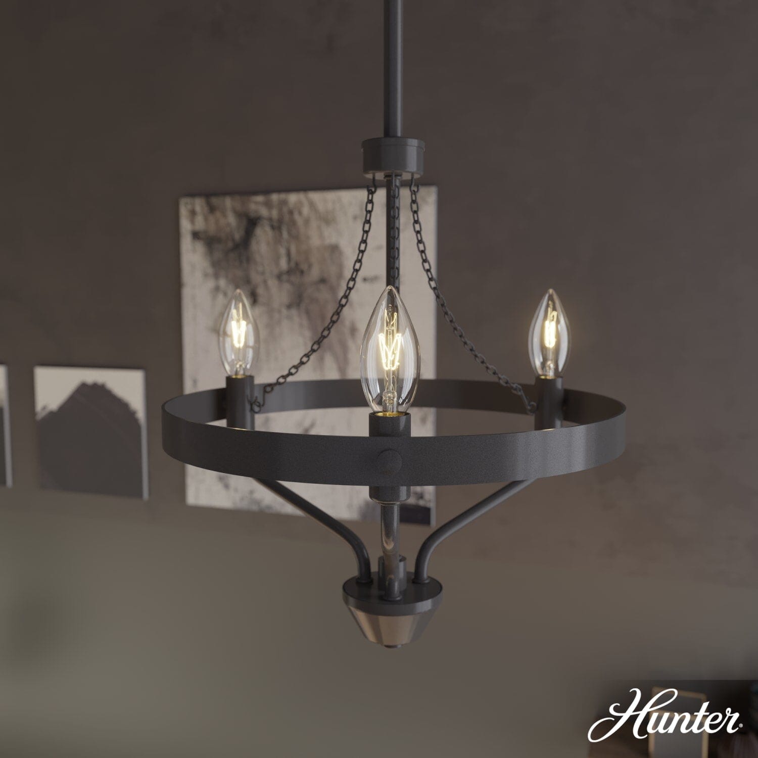 Merlin 3 Light Mini Chandelier - Image 2