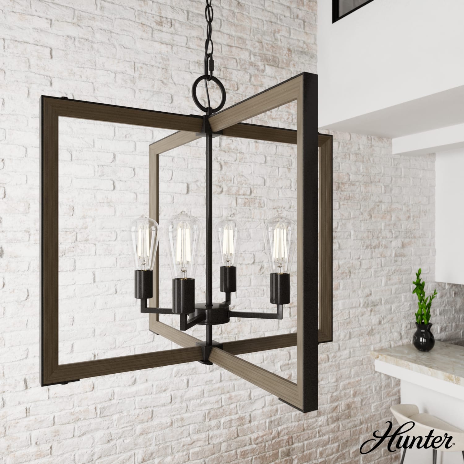 Woodburn 4 Light 24 Inch Foyer Pendant