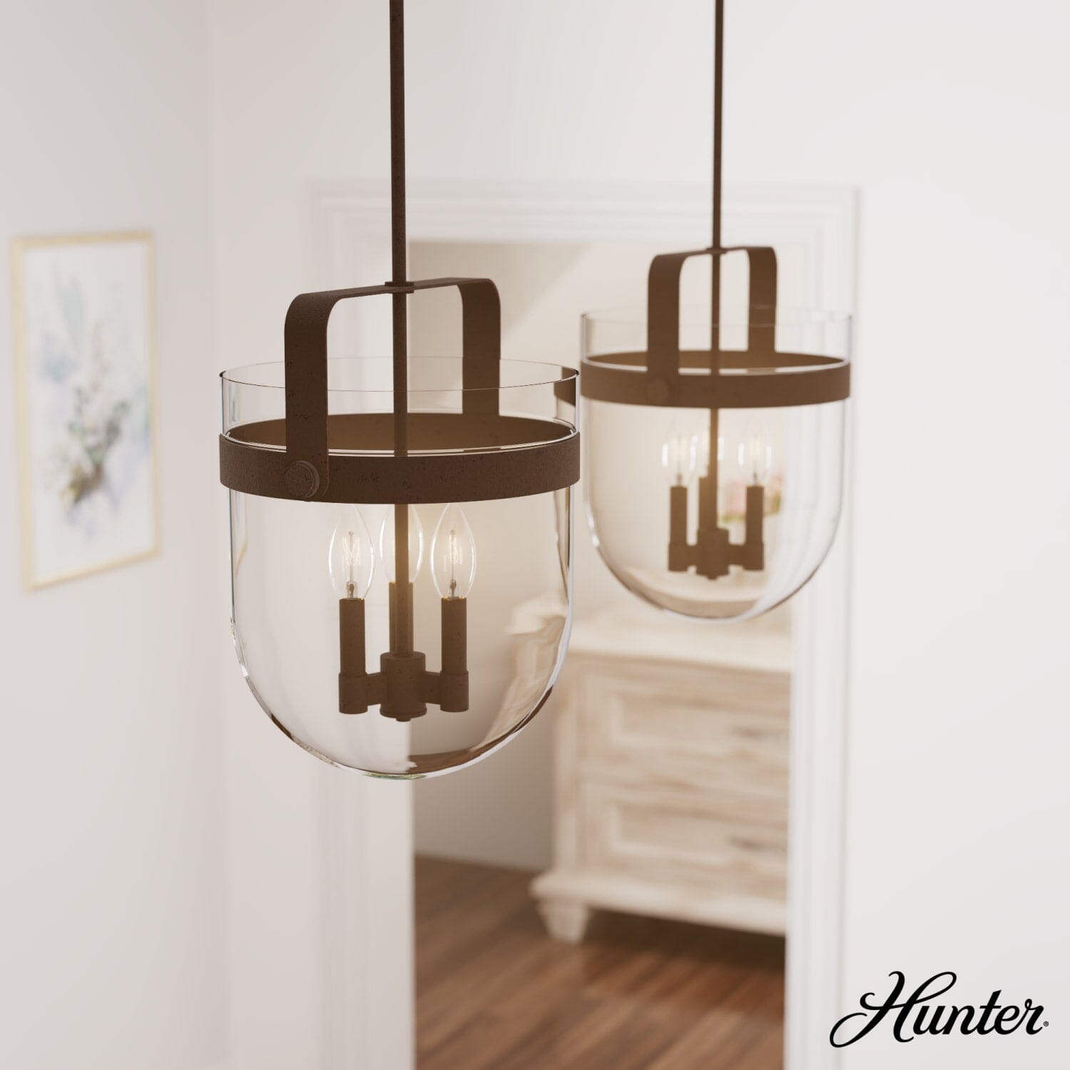 Karloff 3 Light Pendant 13 inch - Image 3