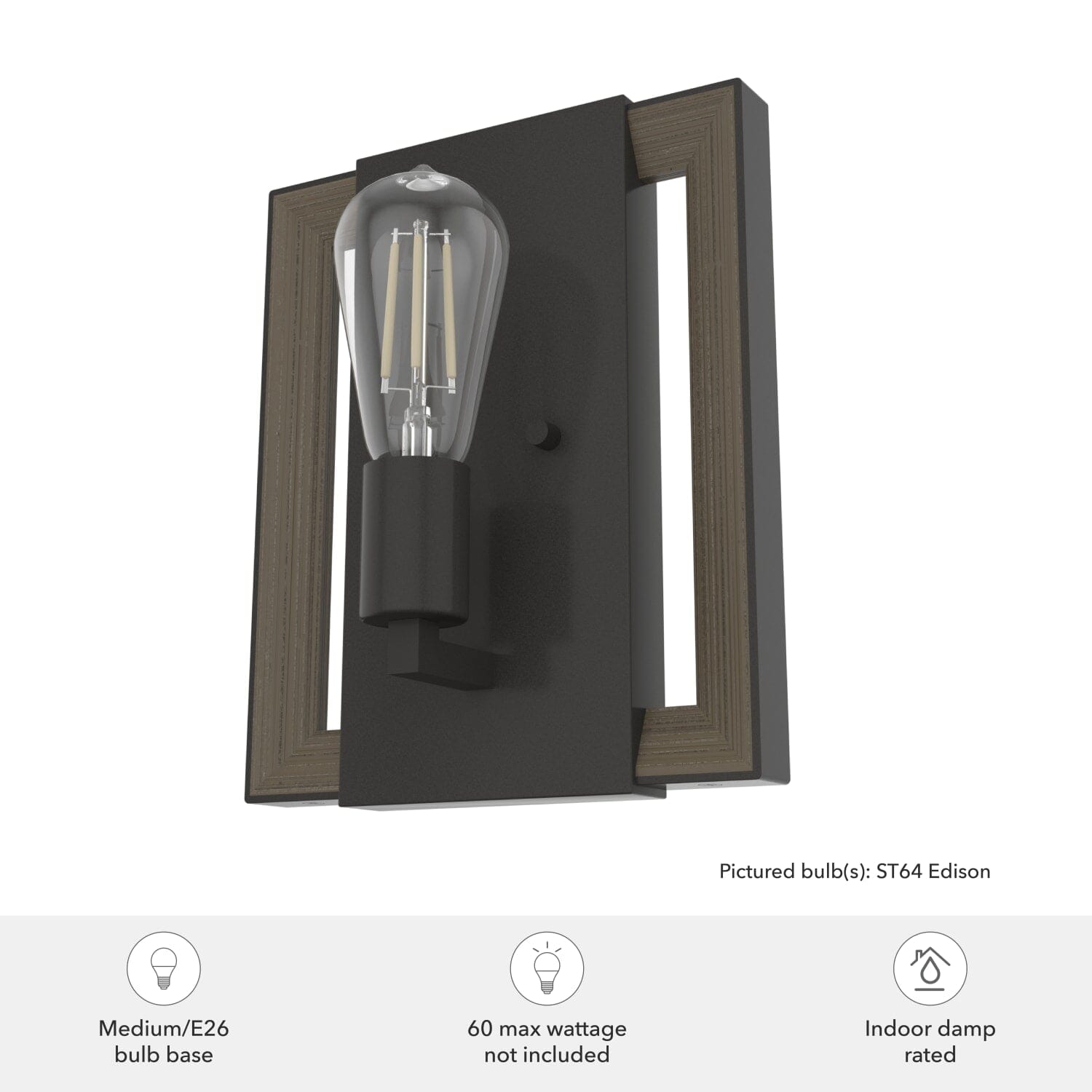 Woodburn 1 Light Wall Sconce - Image 3