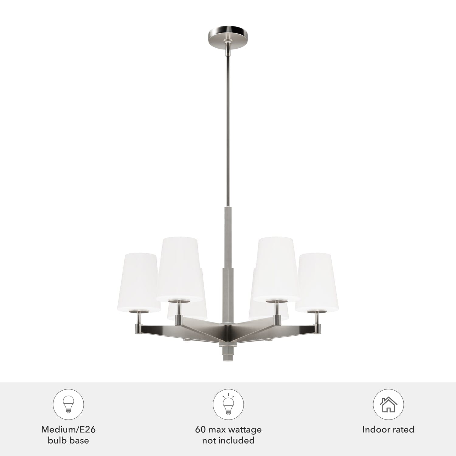 Nolita 6 Light chandelier - Image 3