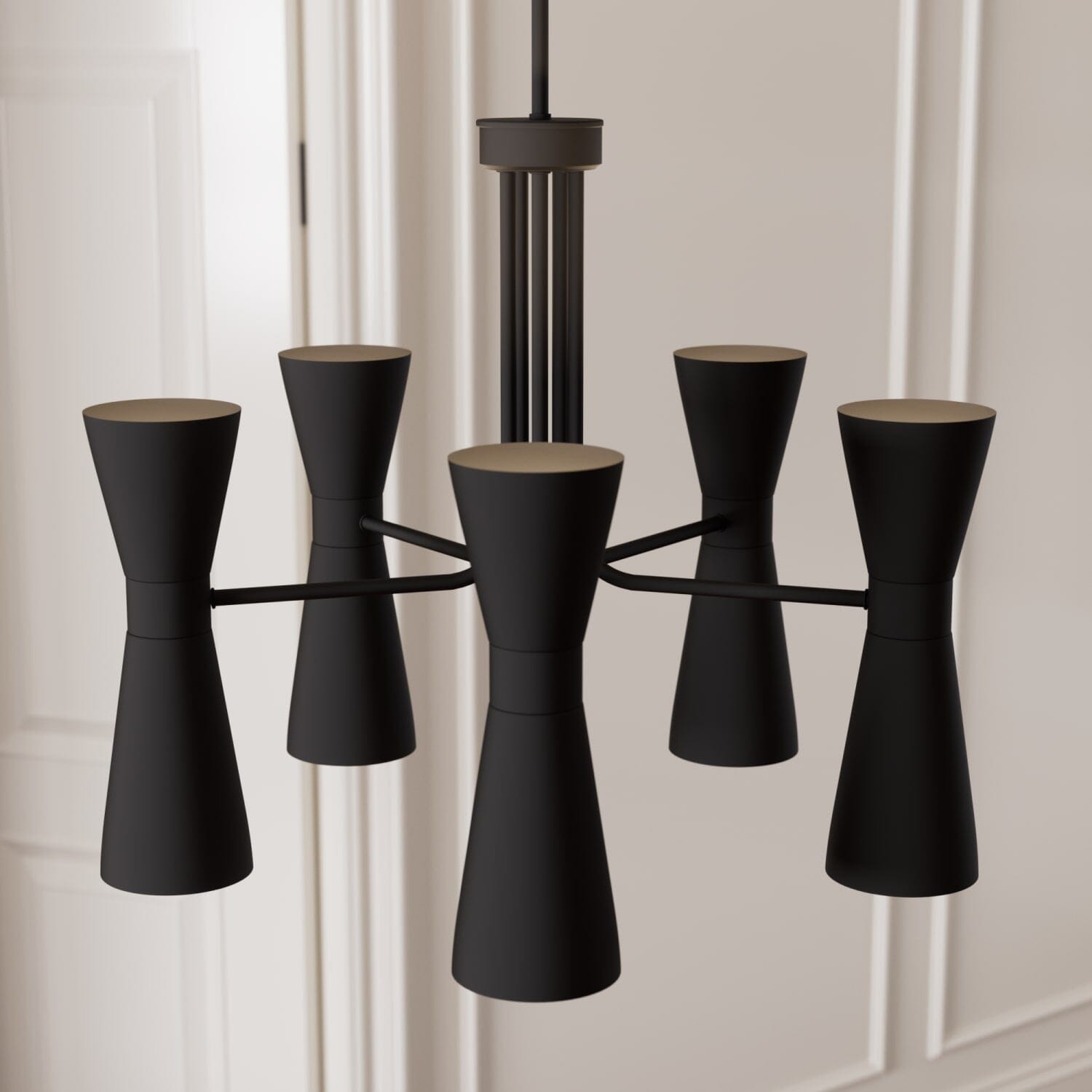 Zola Up and Down 10 Light 26 Inch Chandelier