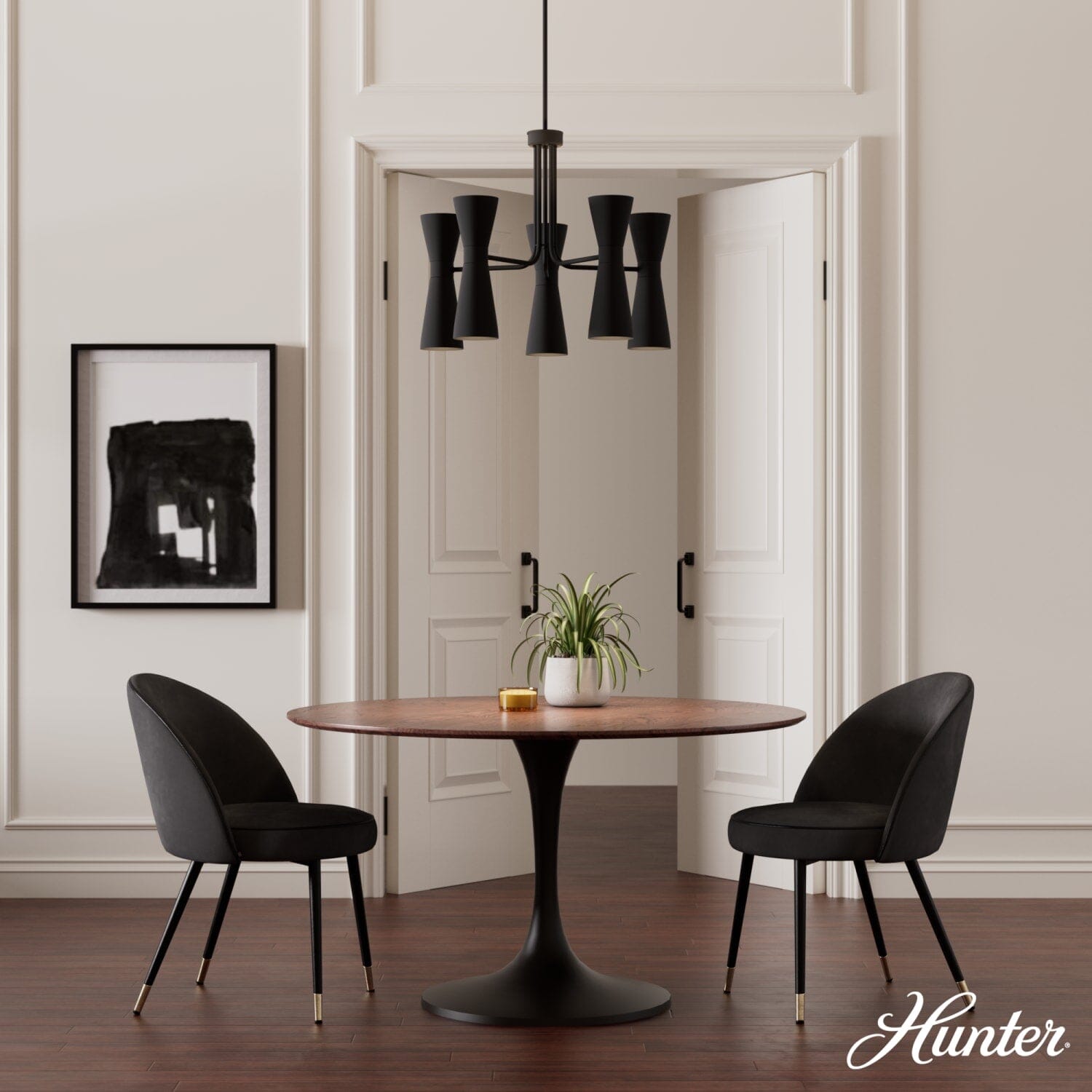 Zola Up and Down 10 Light 26 Inch Chandelier - Image 2