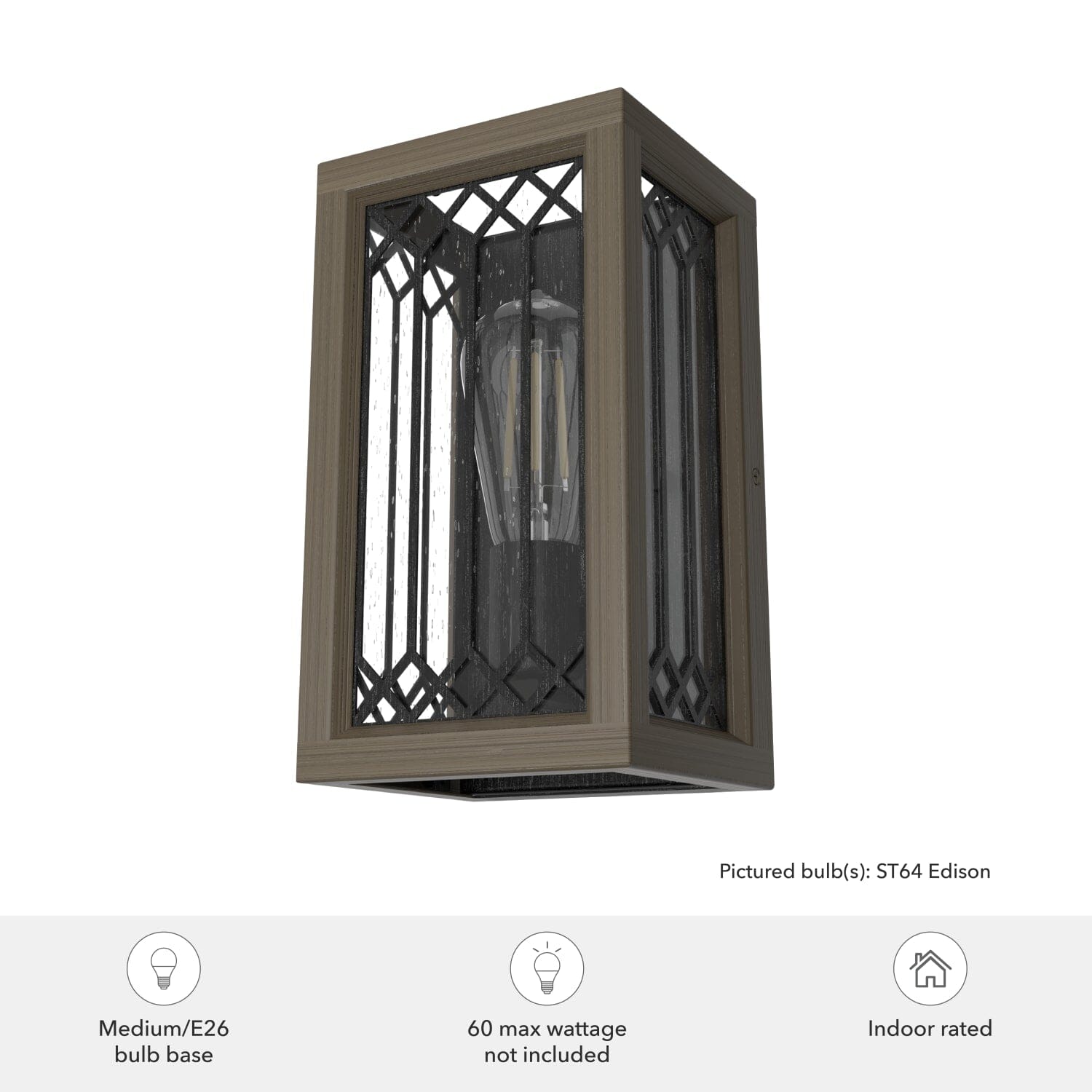 Chevron 1 Light Wall Sconce - Image 6