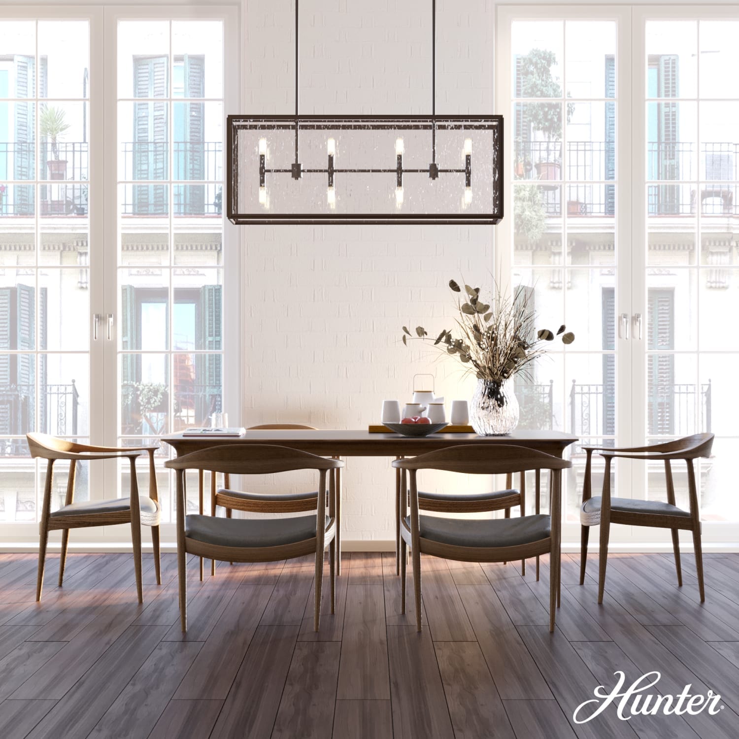 Felippe 8 Light Linear Chandelier - Image 4