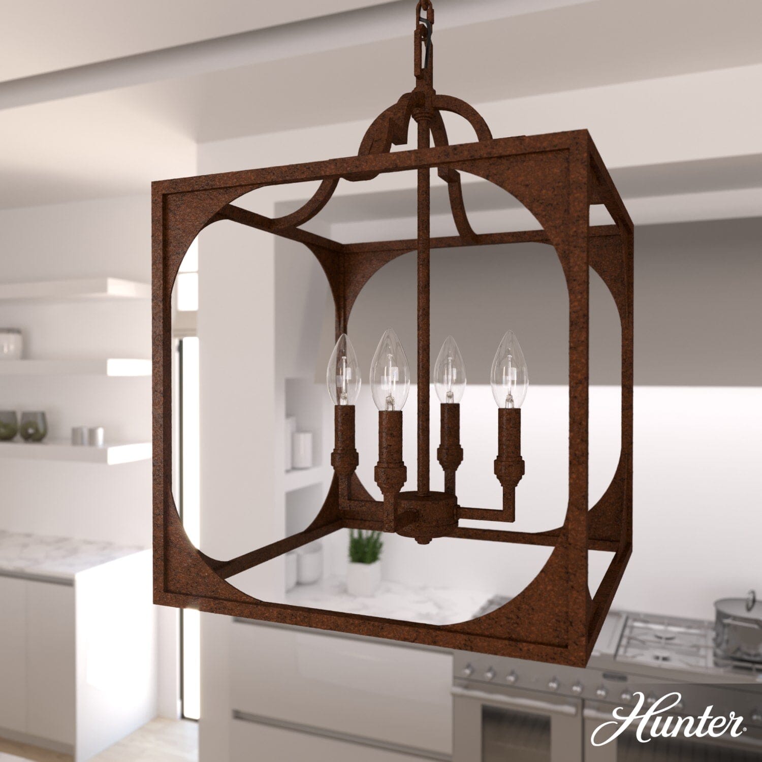 Highland Hill 4 Light Pendant 15 inch