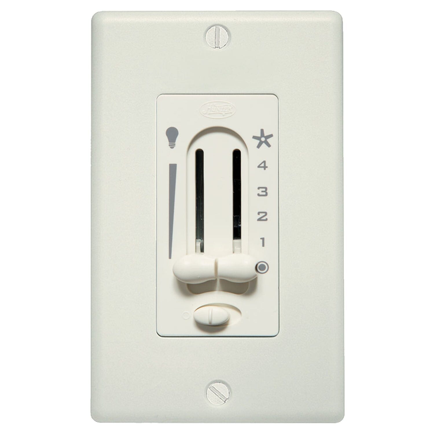 Fan-Light Dual Slide Wall Control with Preset - 27183