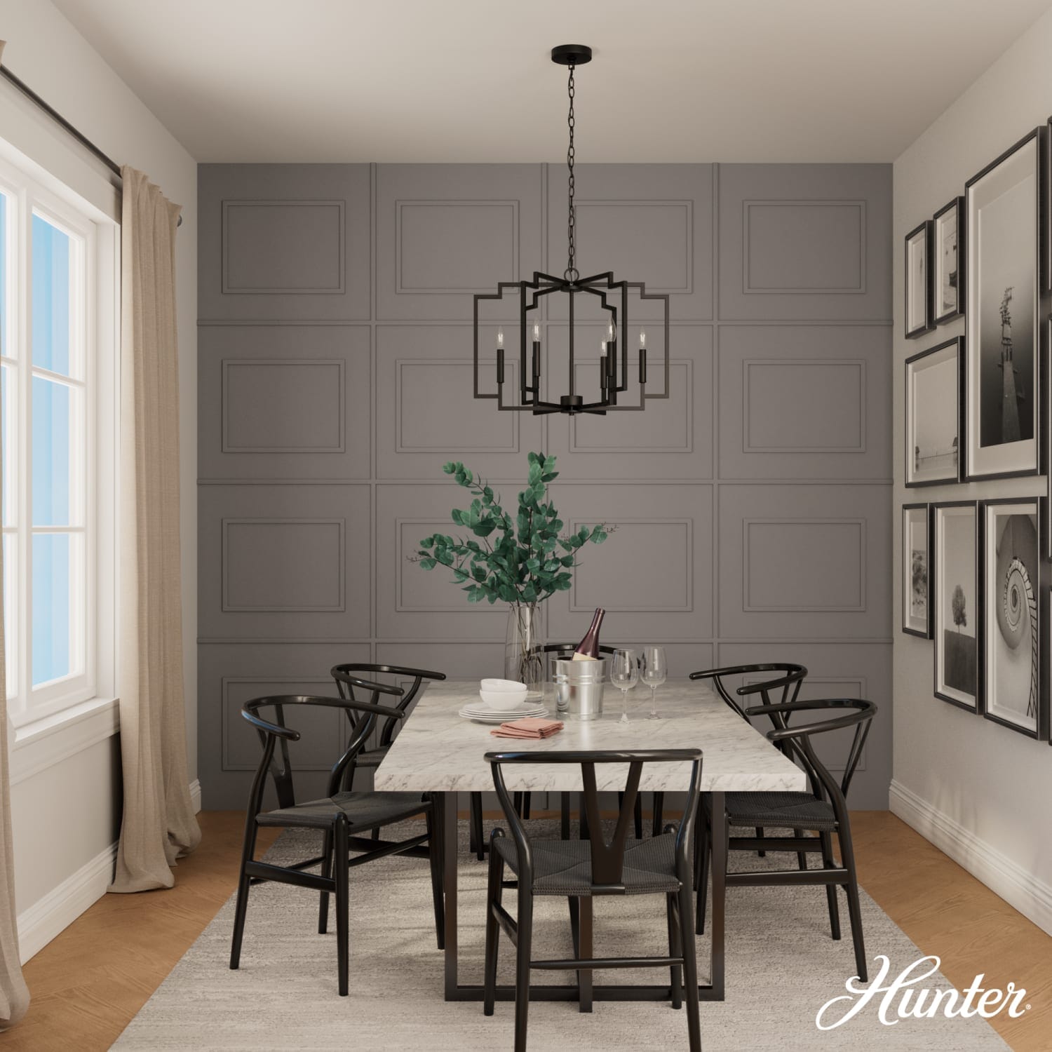 Zoanne 6 Light Chandelier 24 Inch - Image 4