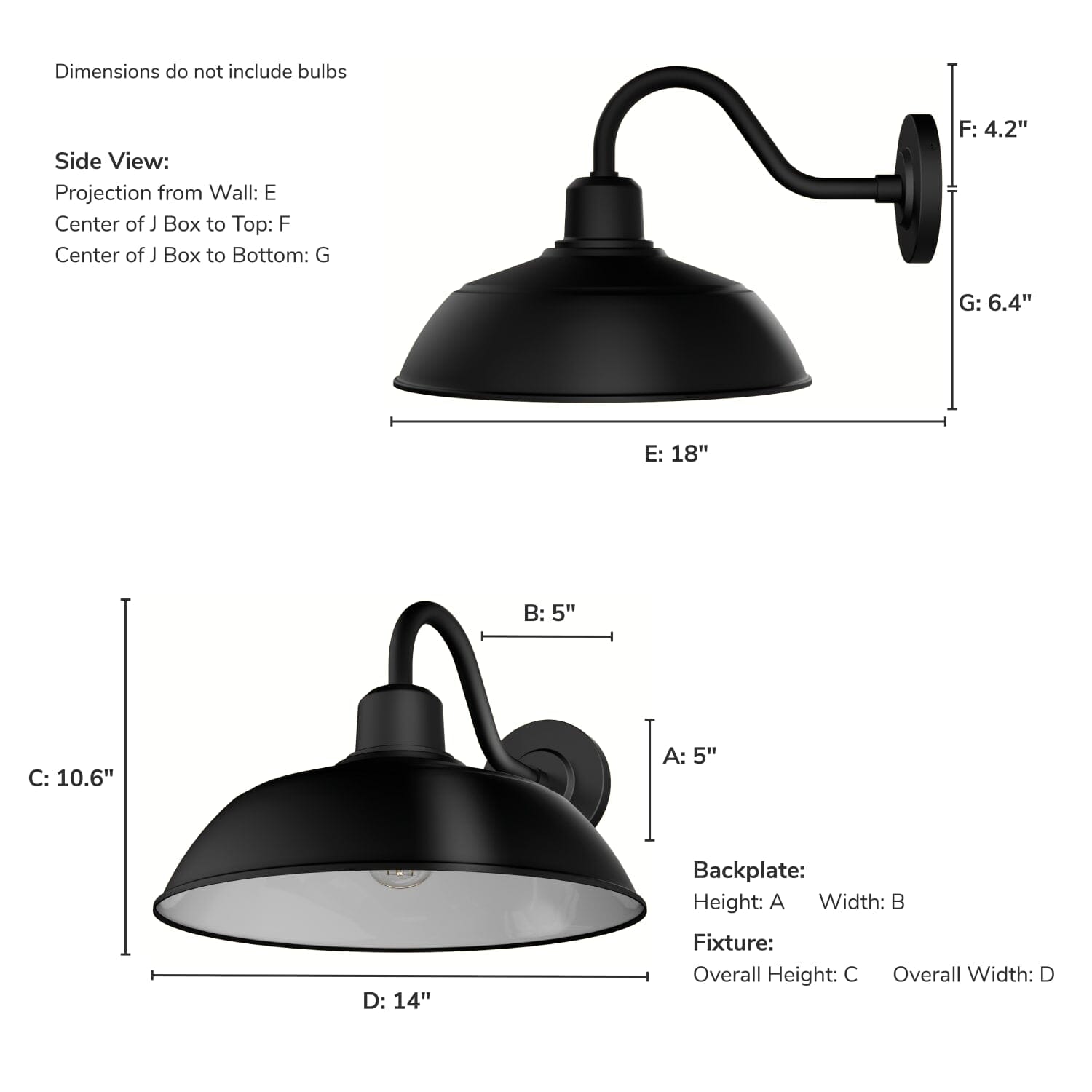Mill Valley Outdoor WeatherMax 1 Light 14 Inch Medium Wall Light - Image 4