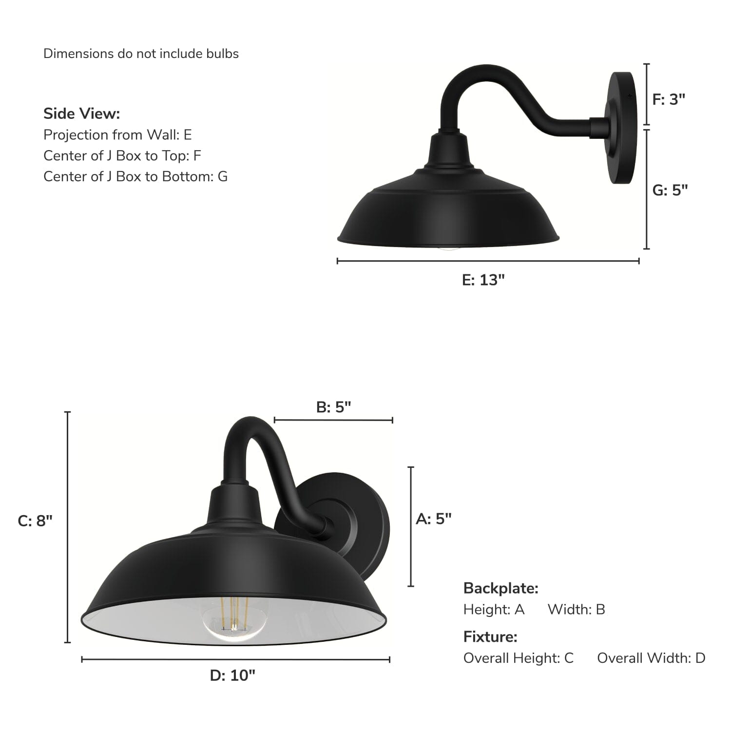 Mill Valley Outdoor WeatherMax 1 Light 10 Inch Small Wall Light - Image 4