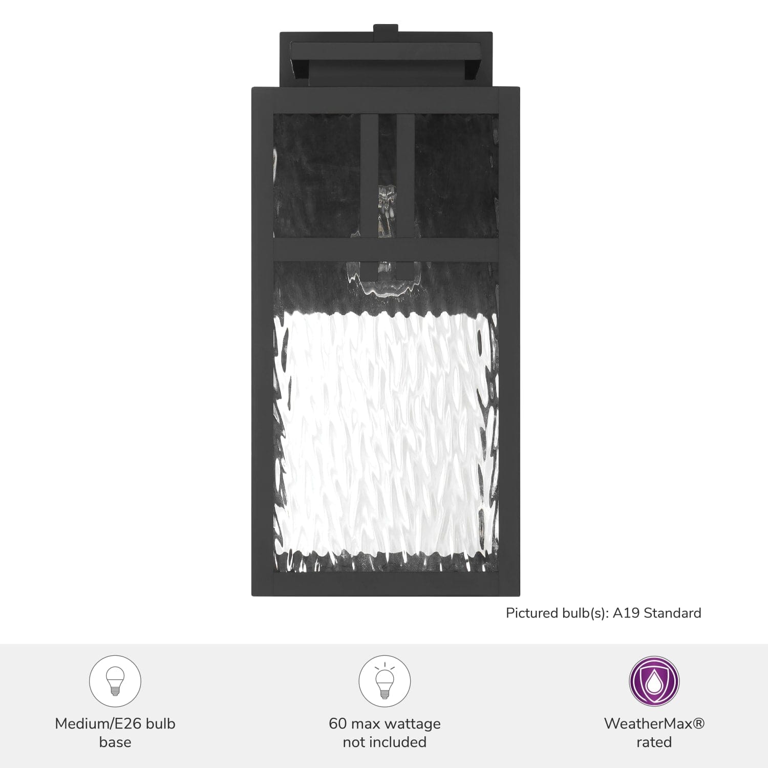 Aspenbrook Outdoor WeatherMax 1 Light Large 17 Inch Wall Light - Image 6