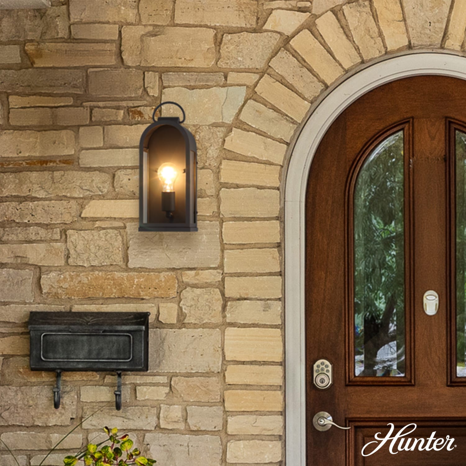 Kendra Bell Outdoor WeatherMax 1 Light Medium 15 Inch Wall Light
