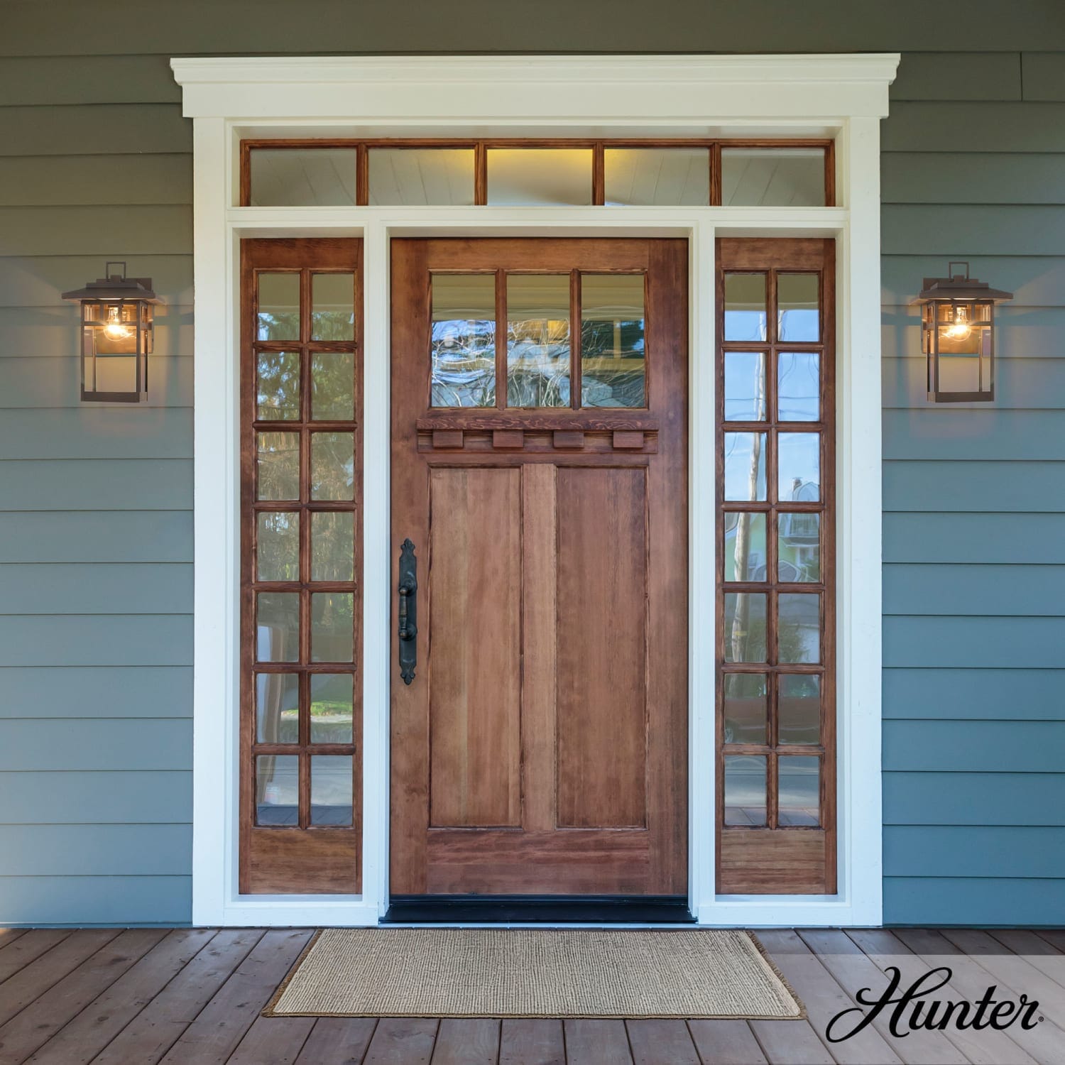 Yancy House Outdoor 1 Light Medium 14 Inch Wall Light - Image 3