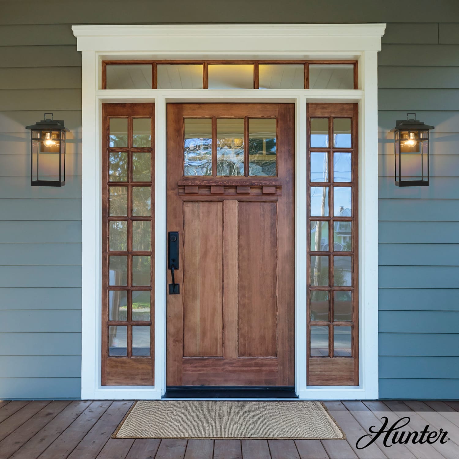 Yancy House Outdoor 1 Light Large 17 Inch Wall Light - Image 3