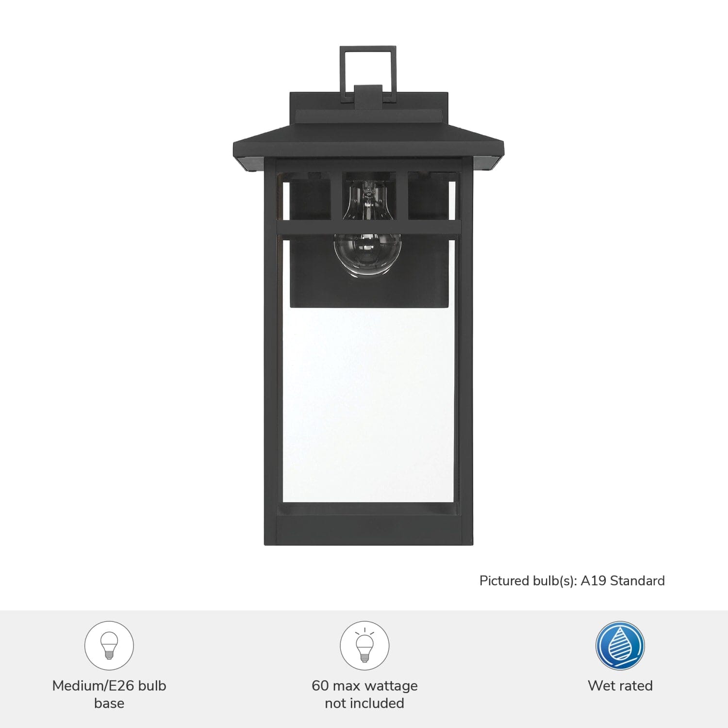 Yancy House Outdoor 1 Light Large 17 Inch Wall Light - Image 5