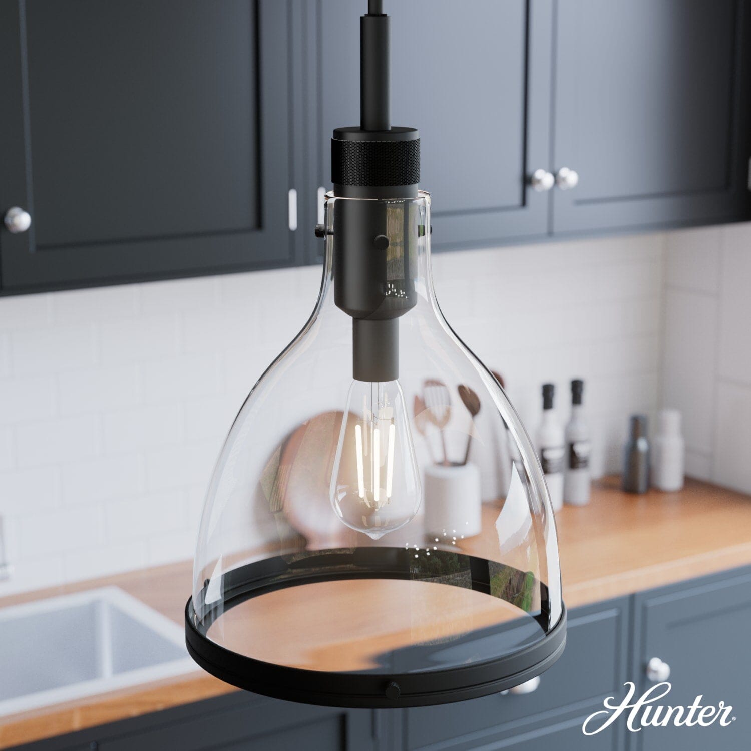 Van Nuys 1 Light Pendant 13 inch - Image 2