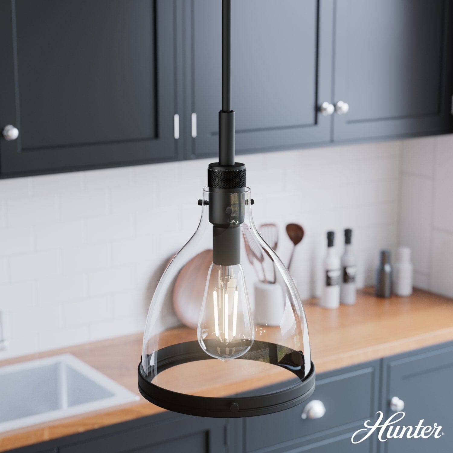 Van Nuys 1 Light Pendant 10 inch - Image 2