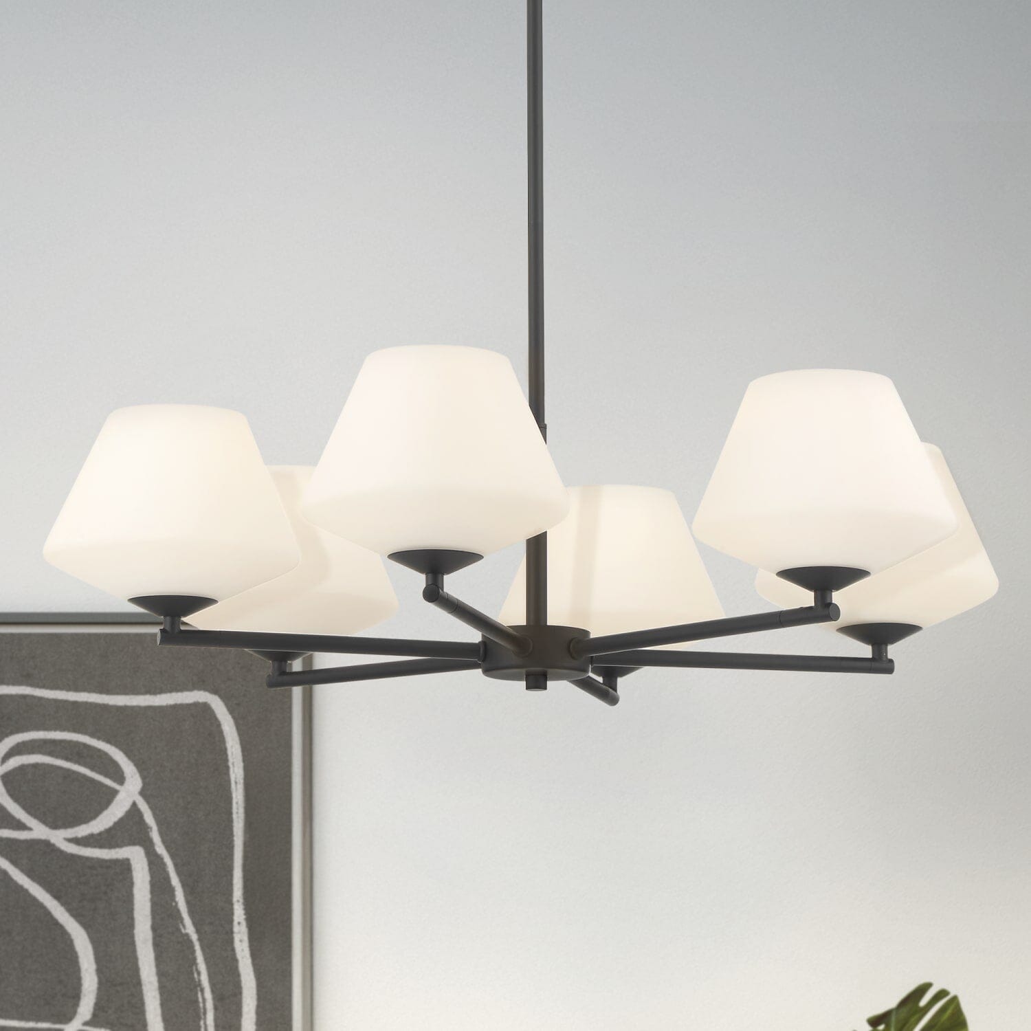 Celestial Valley 6 Light Medium 27 Inch Chandelier - Image 2