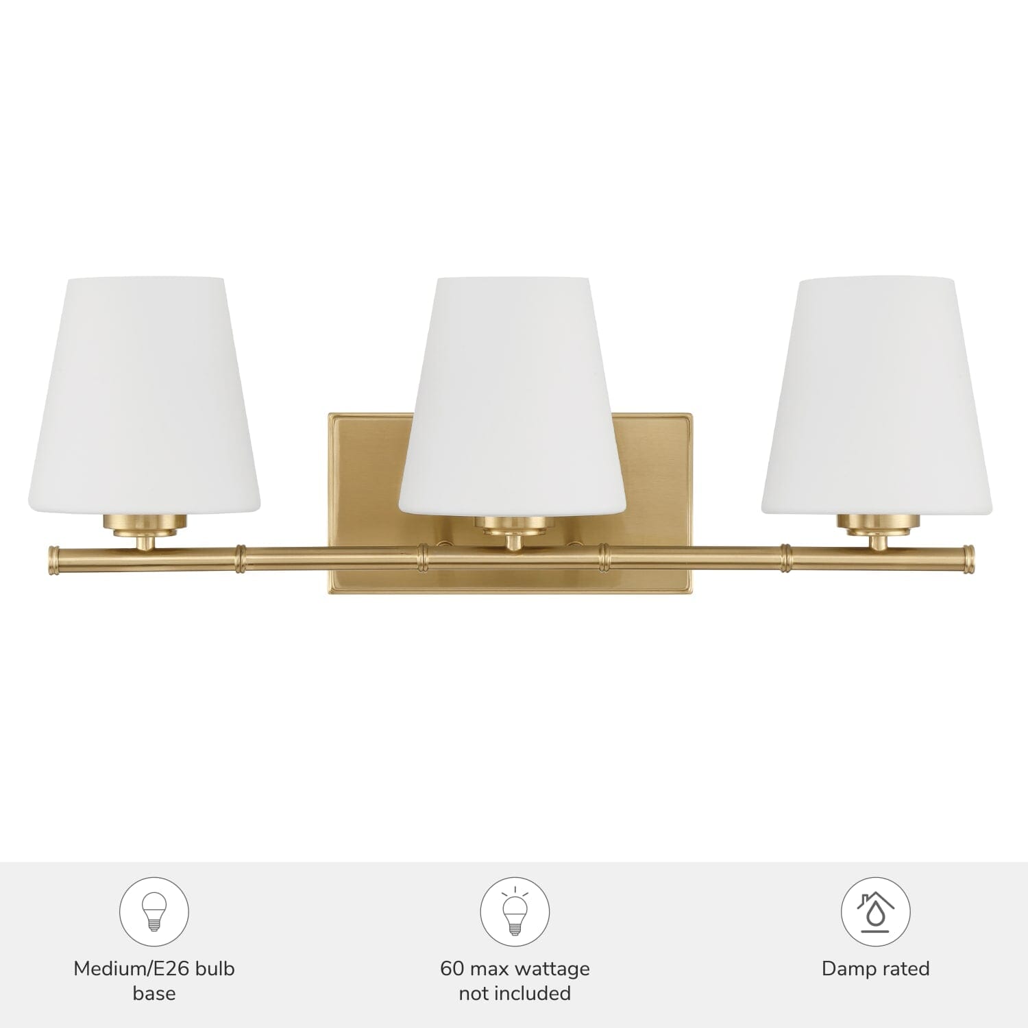 Fauna Grove 3 Light Medium 25 Inch Vanity - Image 5