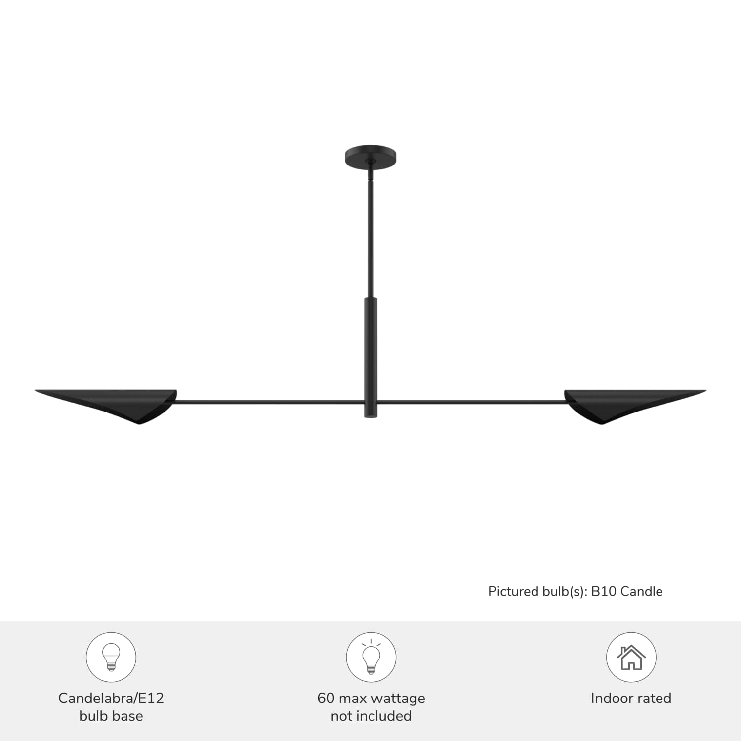 Merian 2 Light Extra Large 65 Inch Linear - Image 3