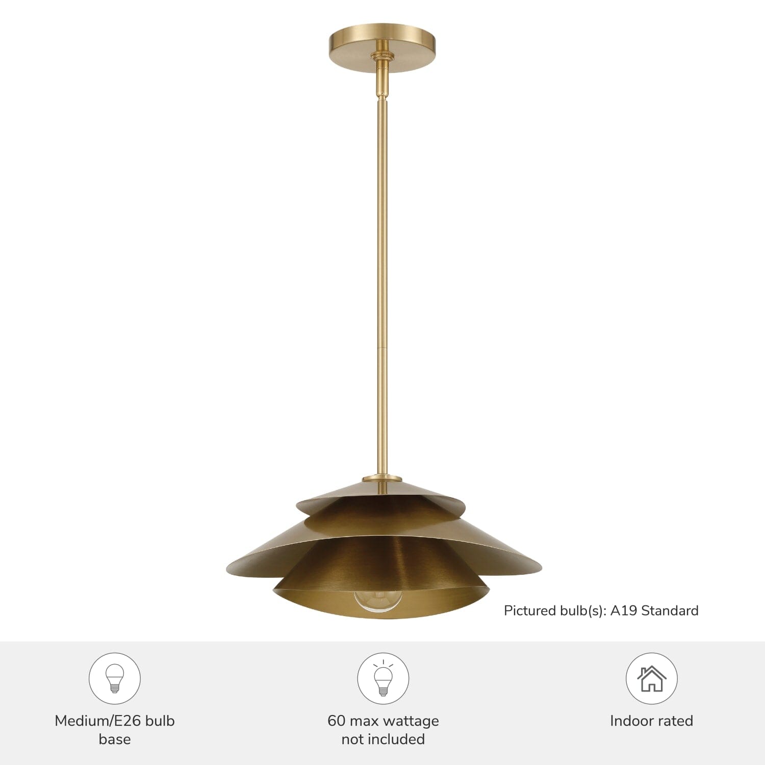 Hiro 1 Light Large 14 Inch Pendant - Image 5