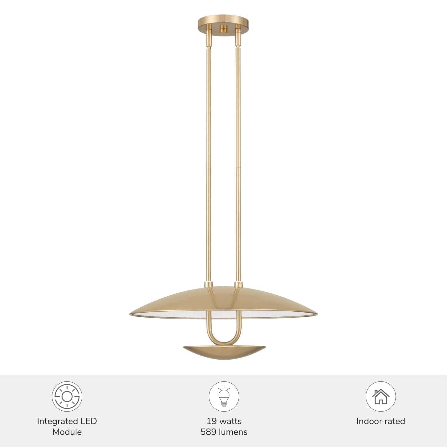 Sunset Ridge LED Large 18 Inch Pendant - Image 6