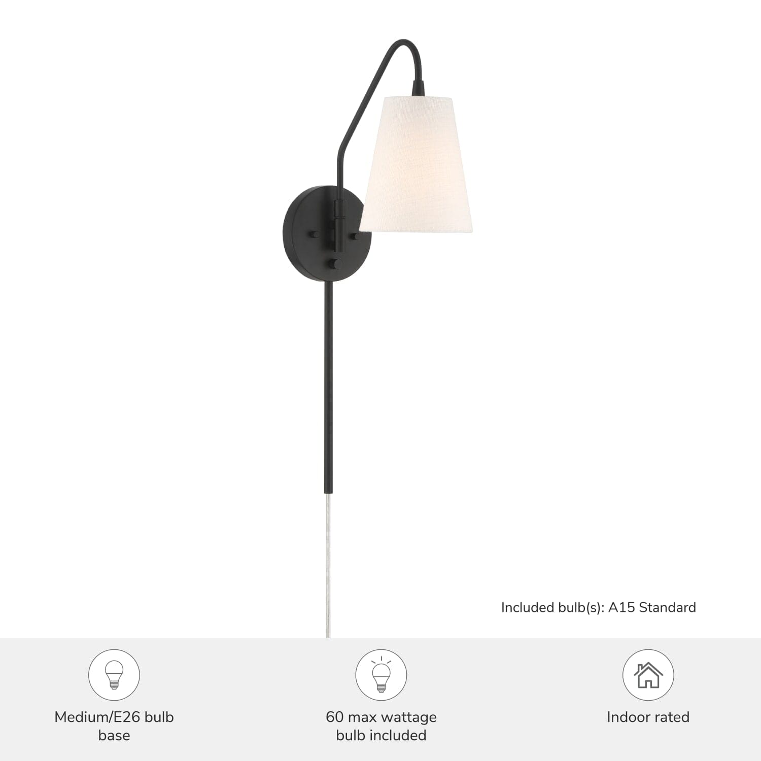 Valley Park 1 Light Large 6 Inch Pin up Sconce - Image 5