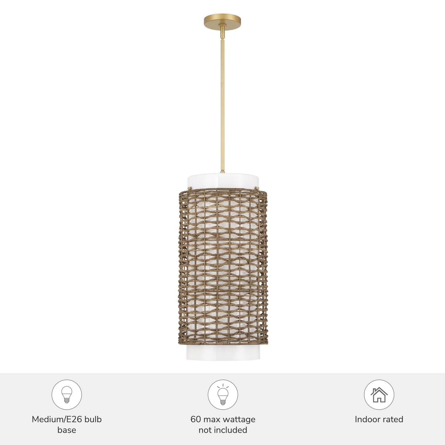 Laila 3 Light Large 12 Inch Large Pendant - Image 3