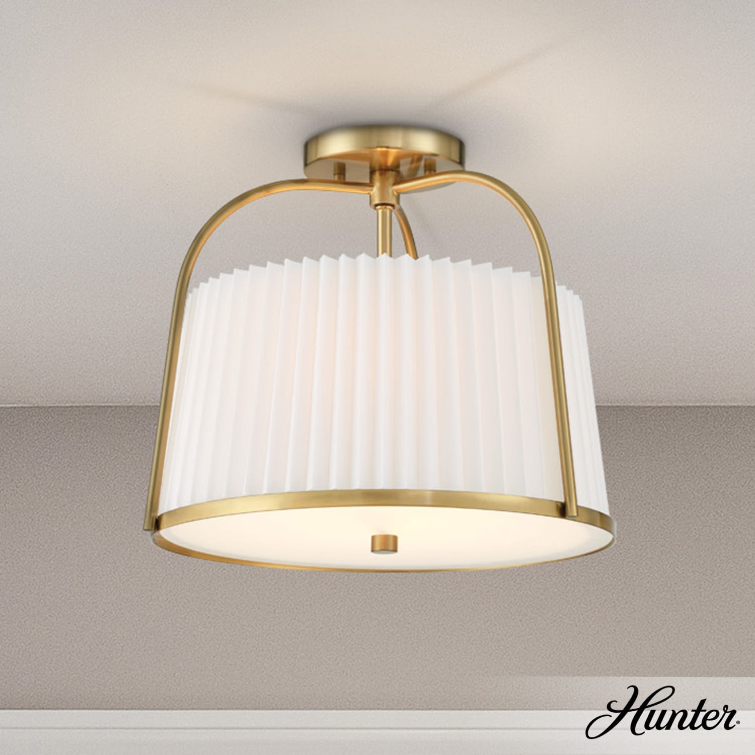 Atmore 2 Light Large 15 Inch Semi Flush