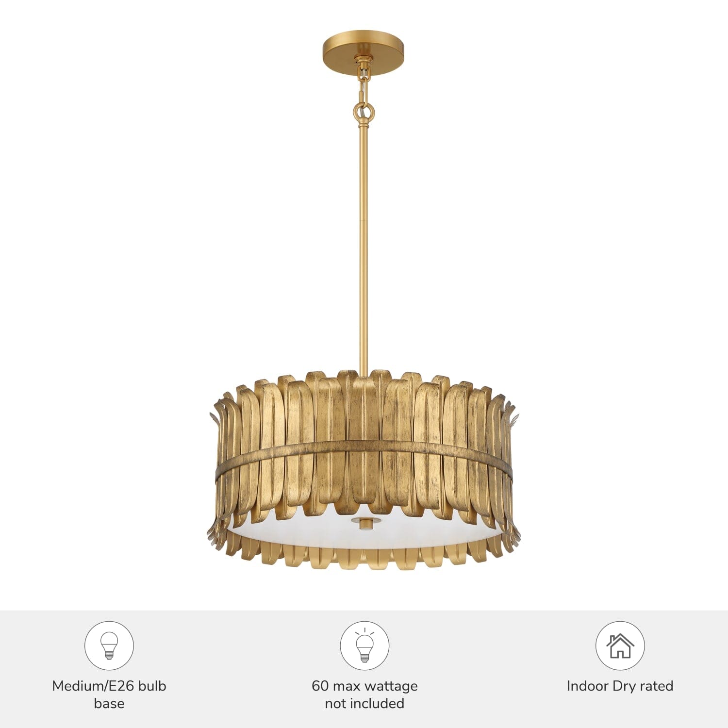 Valdaz 3 Light Large 18 Inch Pendant - Image 3